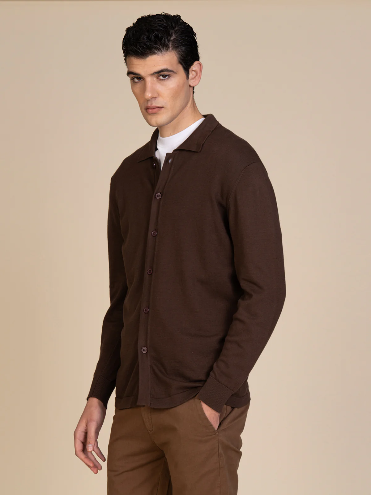 Maglia cardigan in cotone - Image 10