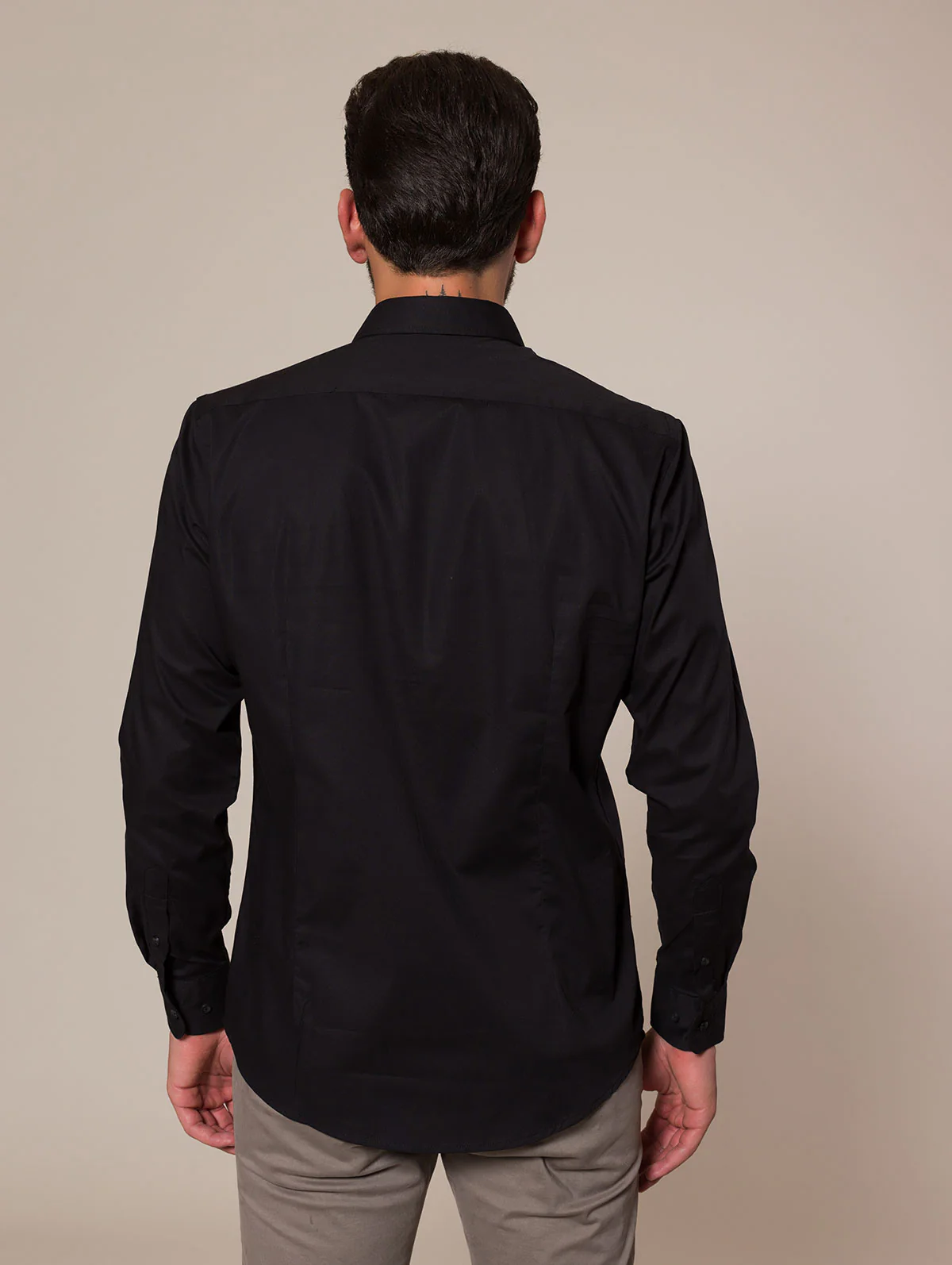 Camicia slim in cotone stretch - Image 12