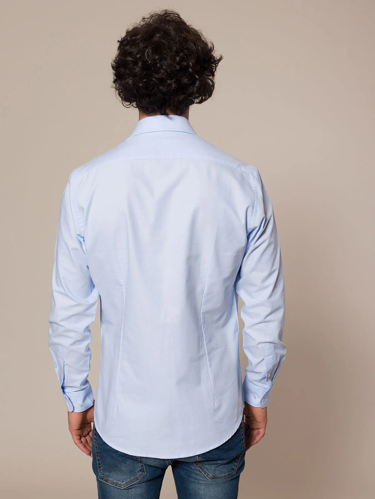 Camicia in cotone tinta unita - Image 12