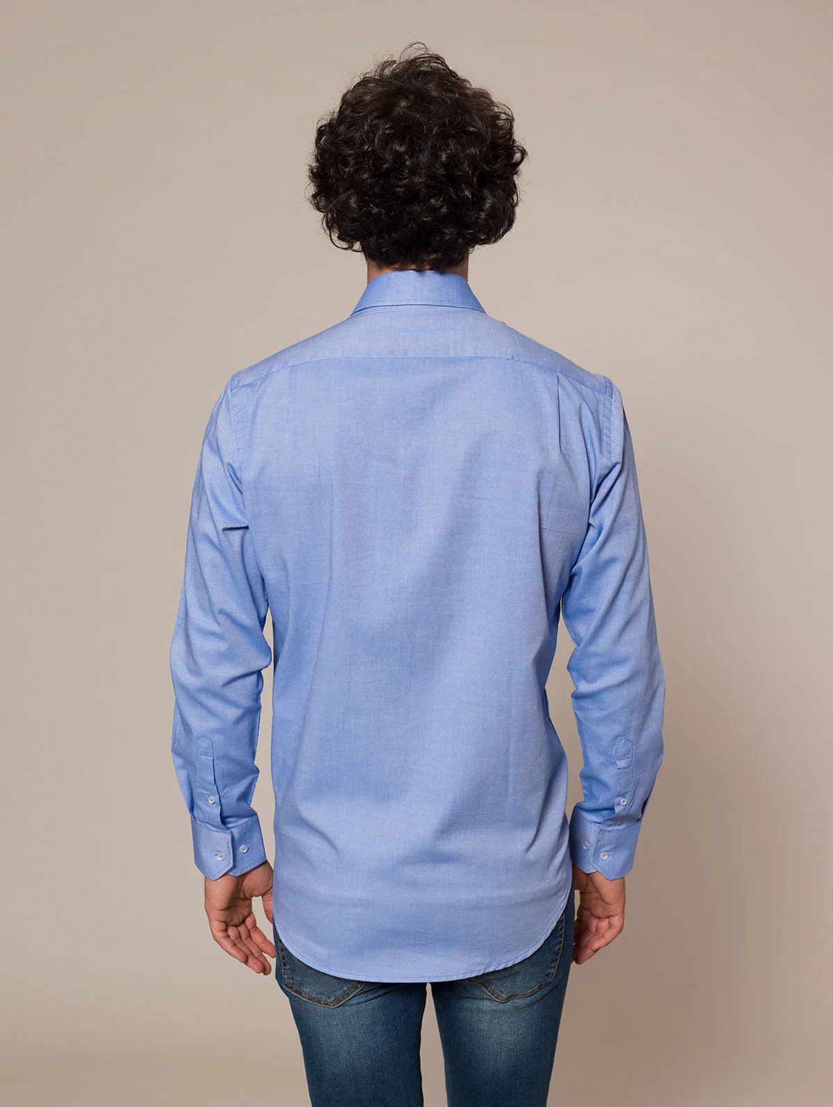 Camicia collo classico tessuto armaturato - Image 10
