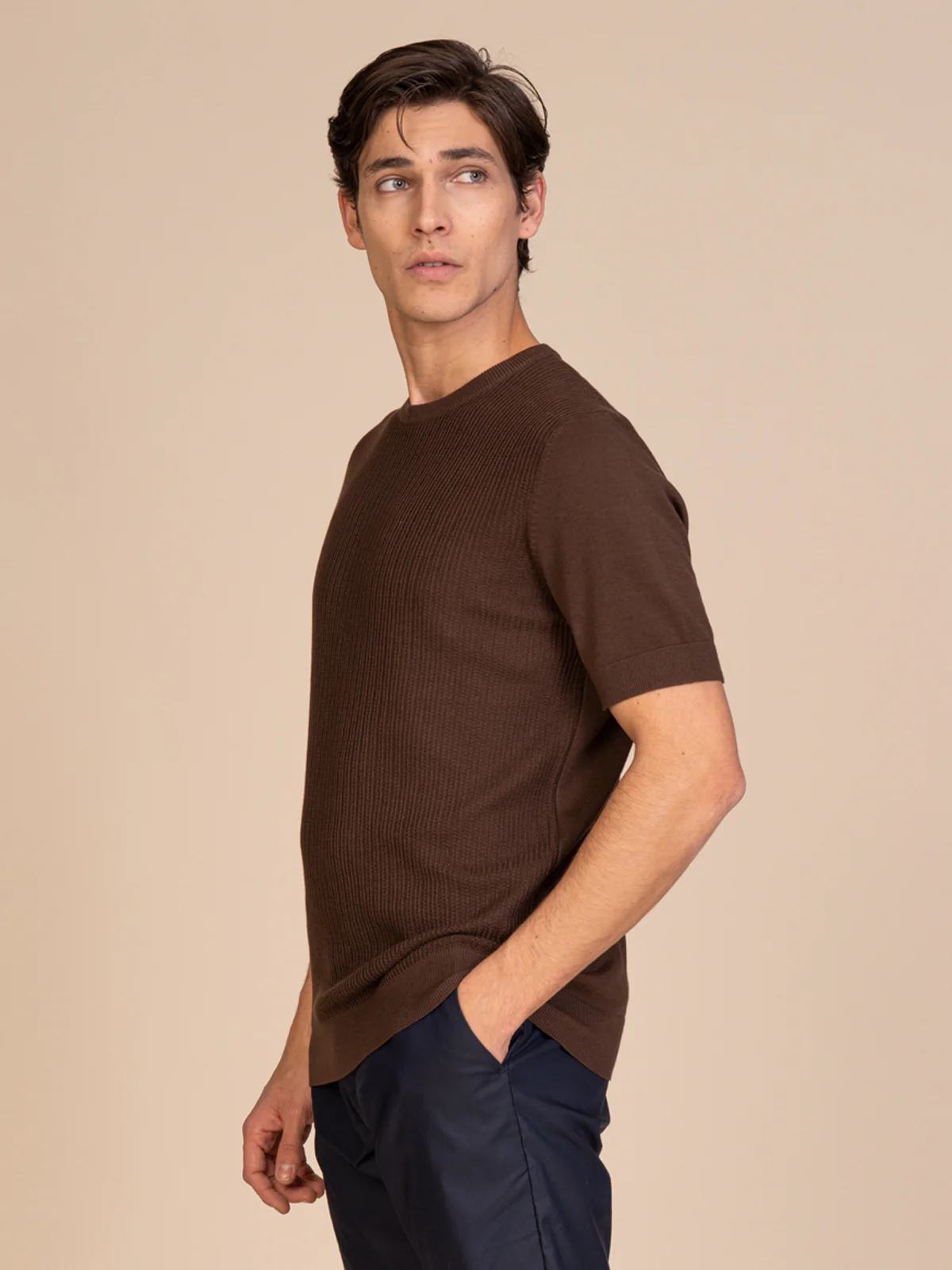 Maglia girocollo con lavorazione - Image 14