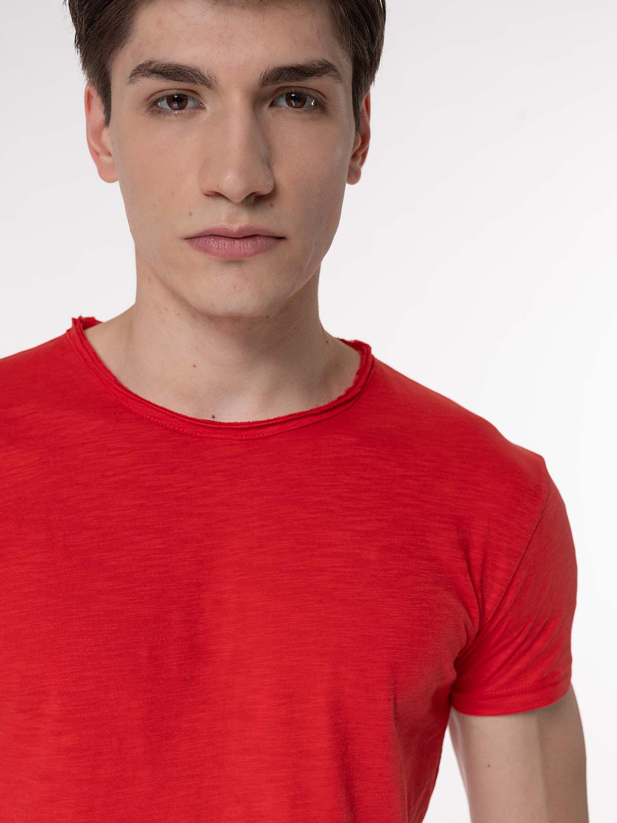 T-Shirt collo taglio vivo - Image 30