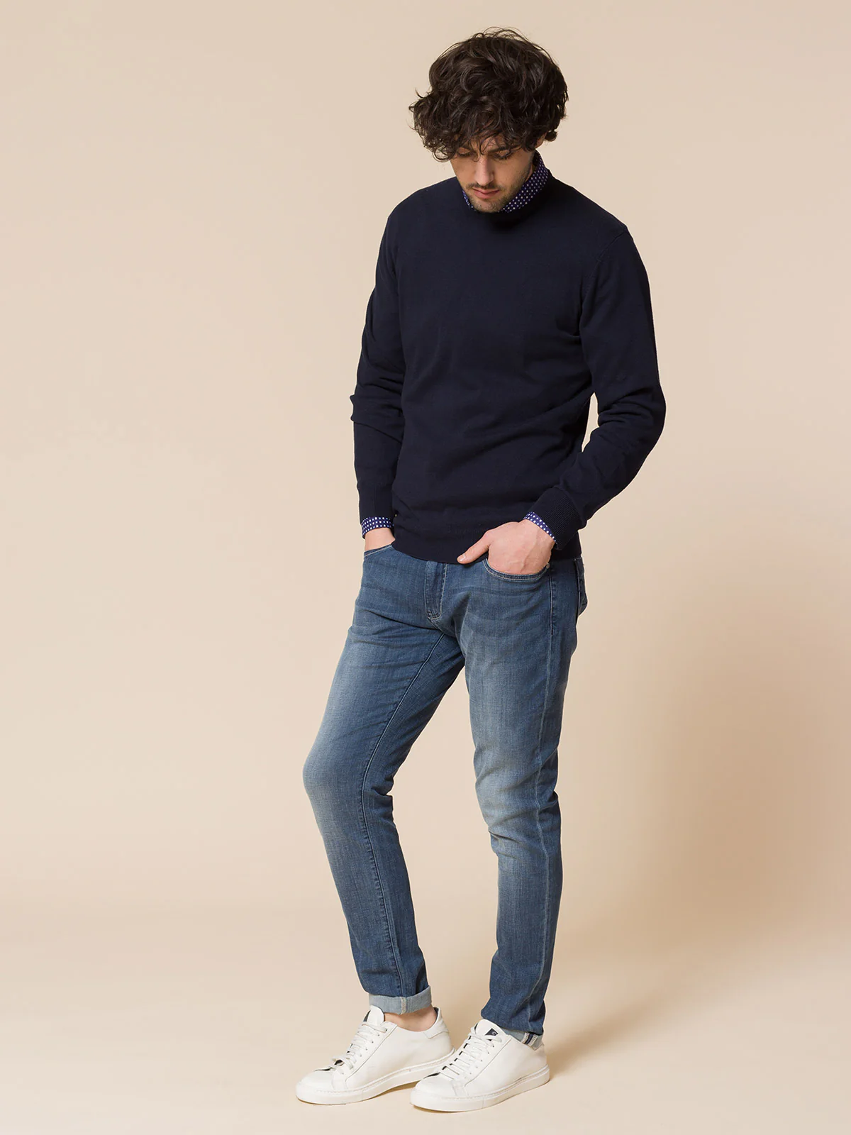 Maglia basic girocollo - Image 7