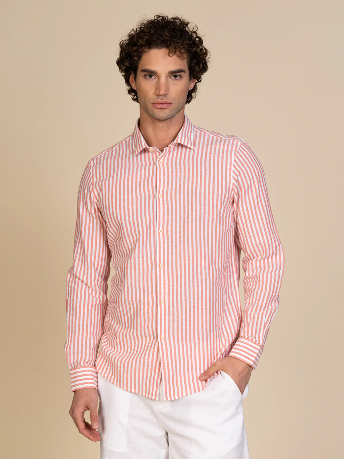 Camicia lino e cotone - Image 9